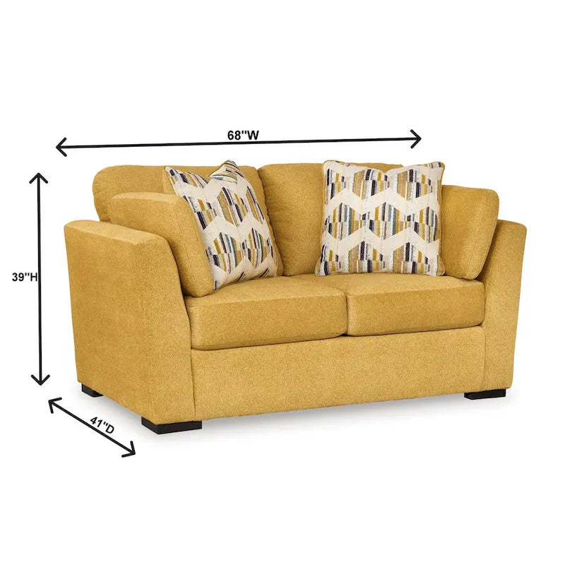 Roundhill Furniture Clareen 2-Piece Sofa and Loveseat Living Room Set - image 11