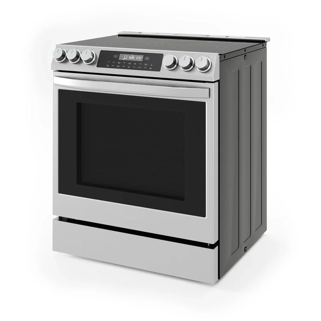 Midea 30-In Slide-In Electric Range with Wi-Fi Connectivity and Fan Convection, Stainless Steel,  MES30S2AST - image 5