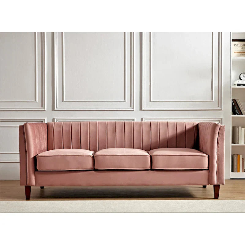 Square Design Sofa with Line Tufting - image 8