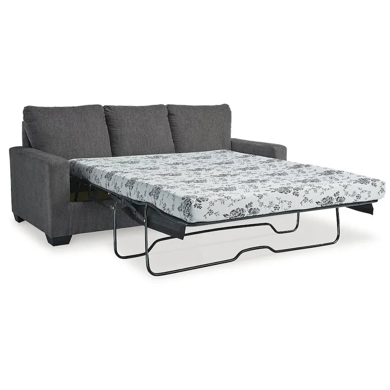 Signature Design by Ashley Rannis Pewter Queen Sofa Bed - Dimensions: 85W x 40D x 39H - image 3