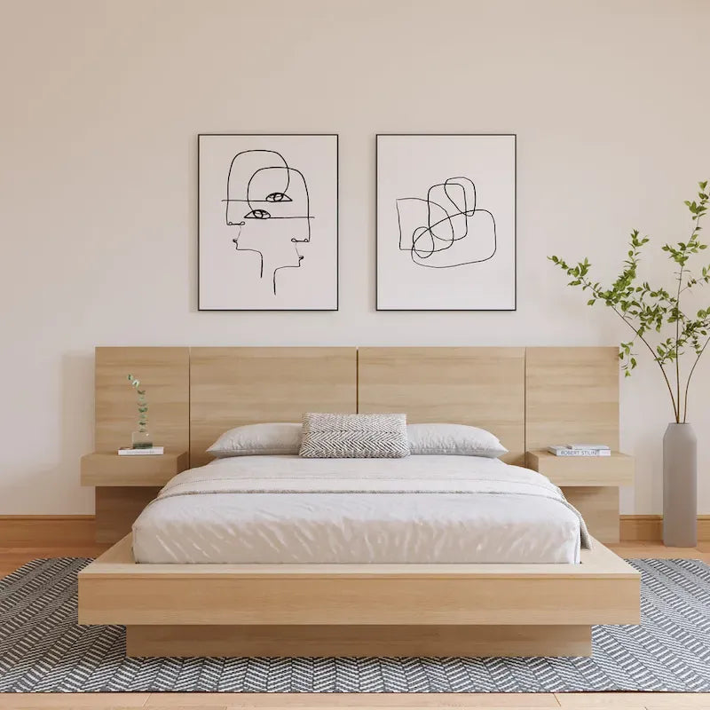 Napa 4-Piece Bedroom Set with Floating Nightstand - image 9