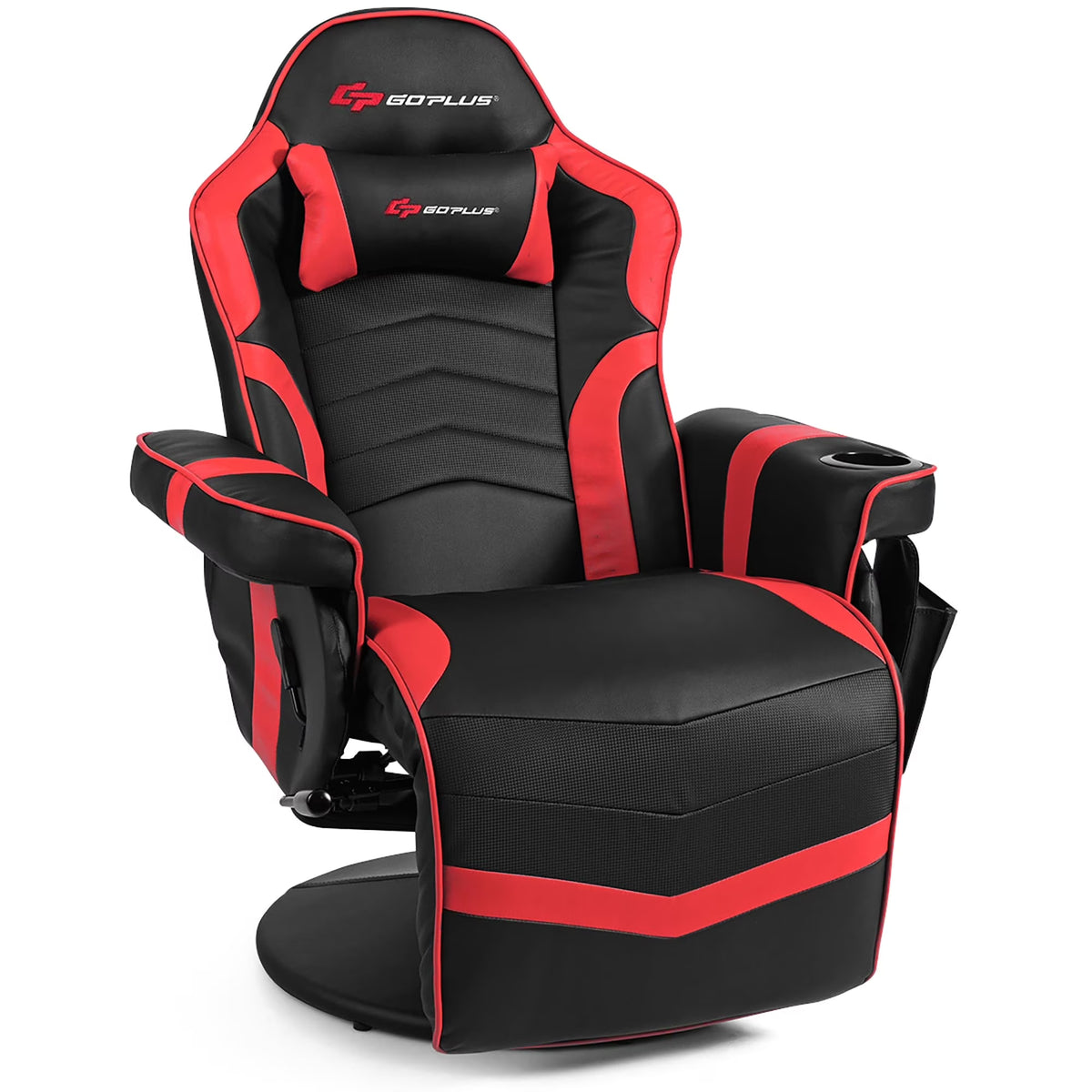Massage Gaming Chair Racing Style Gaming Recliner Blue - image 3