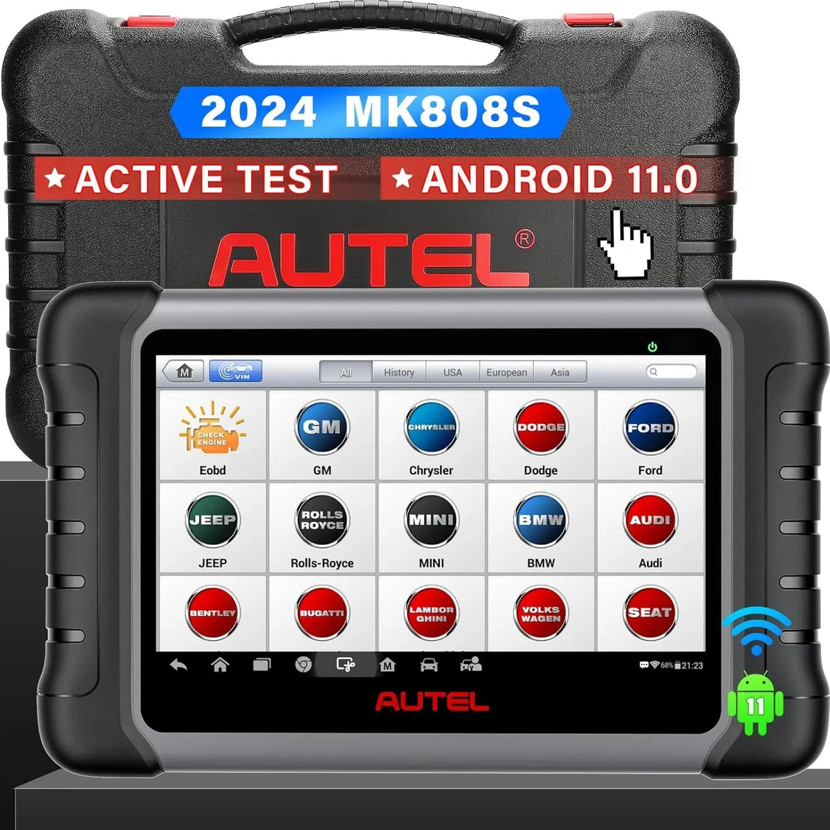 2024 Bidirectional Tool as MK808BT Pro MX808S M808Z, Function as MaxiCheck MX900, Active Test, All System Diagnose, Injector Coding. - image 1