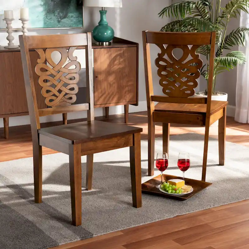 Gervais Modern Transitional 2-Piece Dining Chair Set - image 3