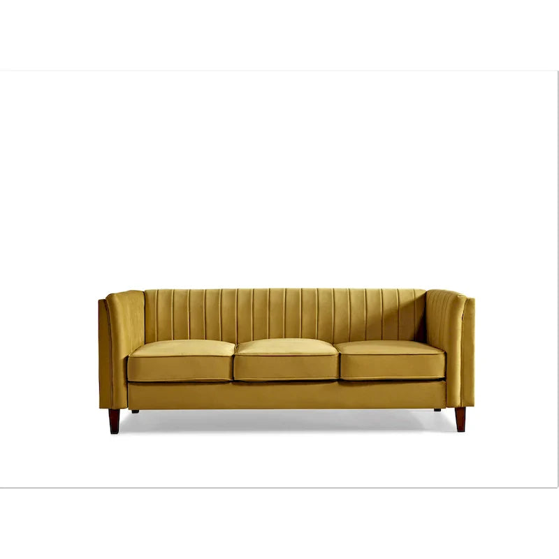 Square Design Sofa with Line Tufting - image 11