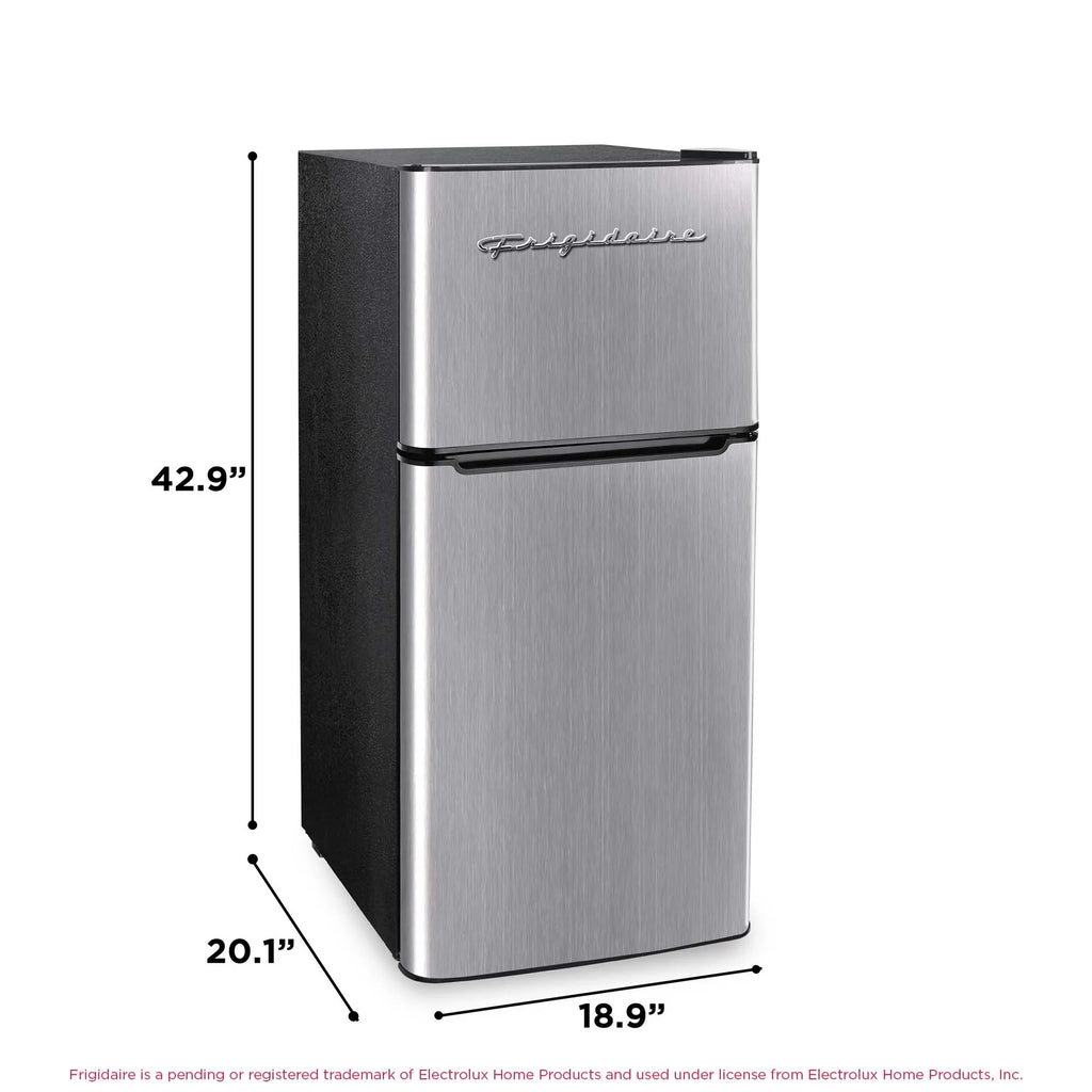Frigidaire, 4.5 Cu. ft., 2 Door Compact Refrigerator-Chrome Trim, EFR451, Platinum - image 5