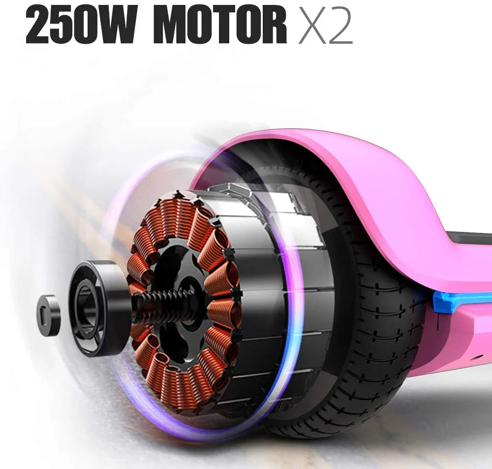 6.5 Inch Swift with Flashed Wheel Smart Self Balanceing Scooter with Music Speaker App-Enabled Hoverboard UL2272 Certificated - image 5