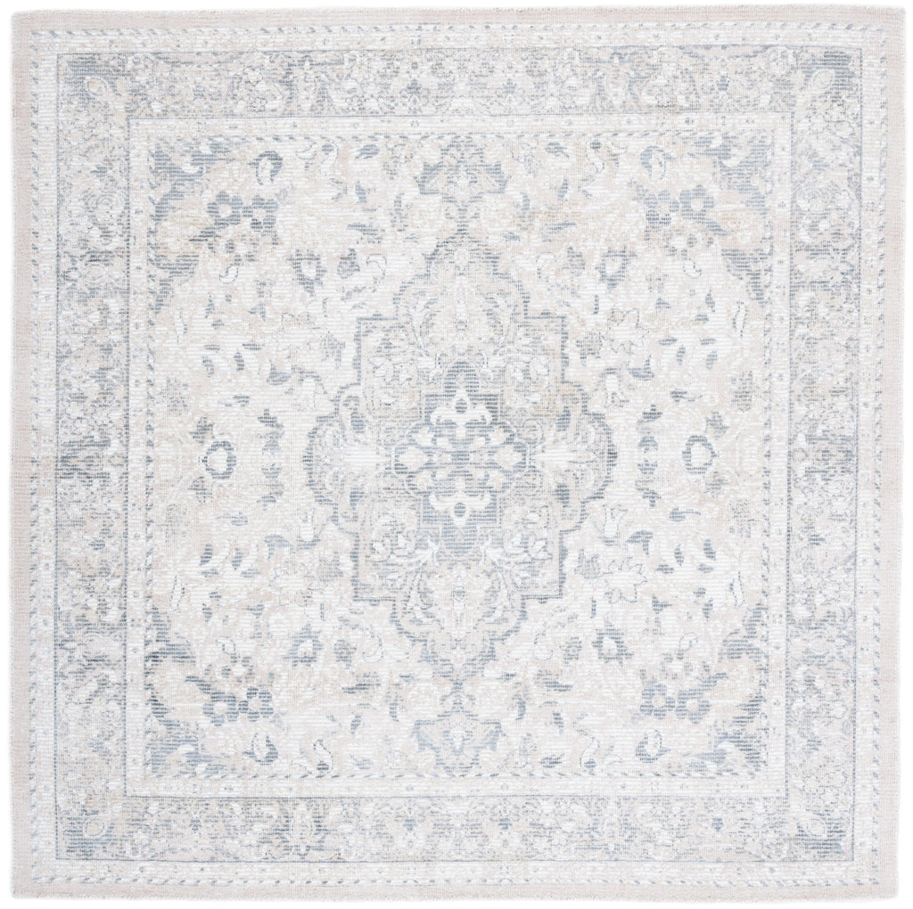 SAFAVIEH Restoration Vintage April Medallion Area Rug, Grey/Ivory, 8' x 10' - image 9