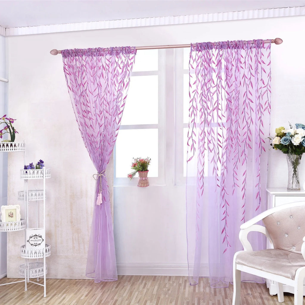 Dinevora Wicker Print Window Curtain - image 3