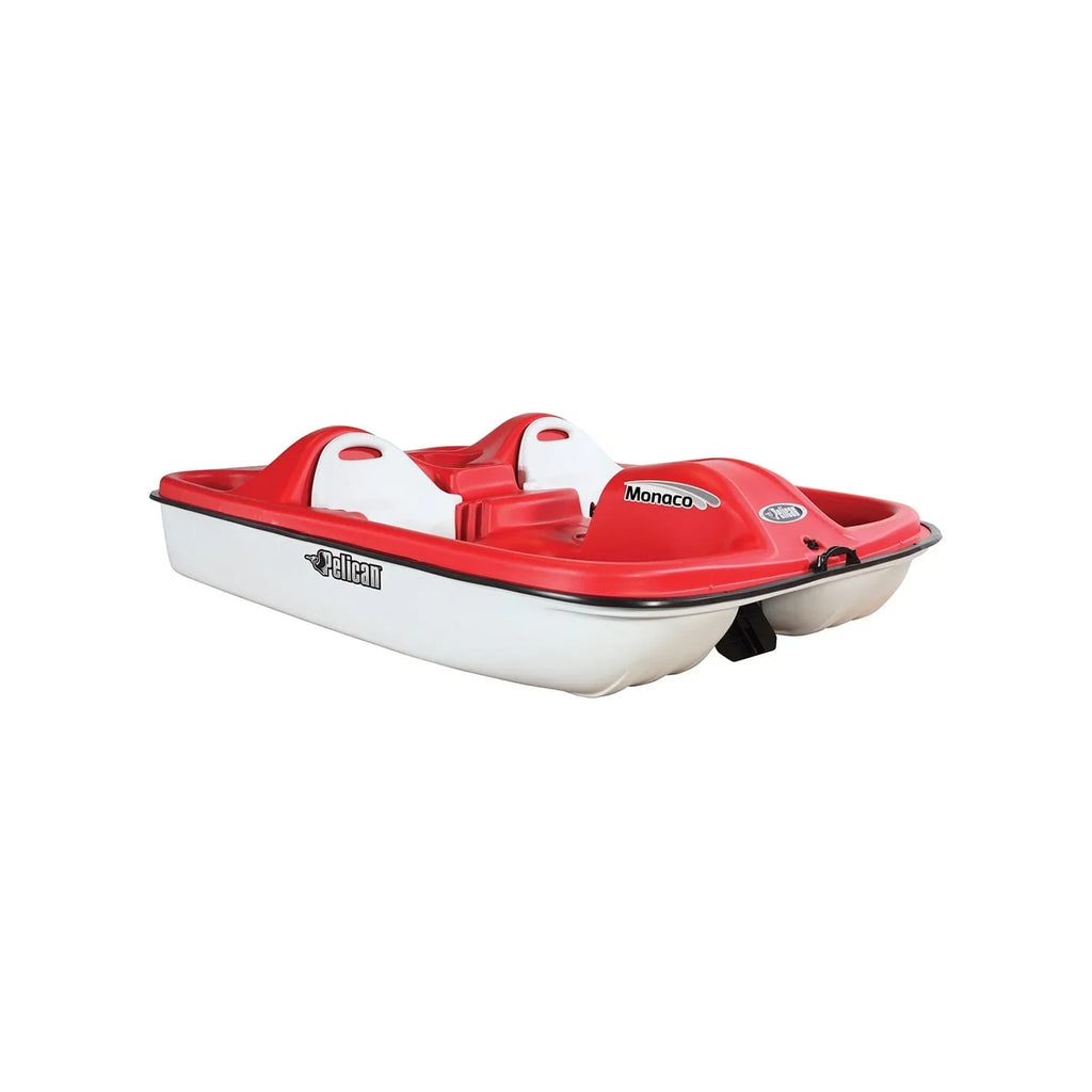 Pelican Sport - PEDAL BOAT MONACO - Adjustable 5 Seat Pedal Boat, Red/White - image 1