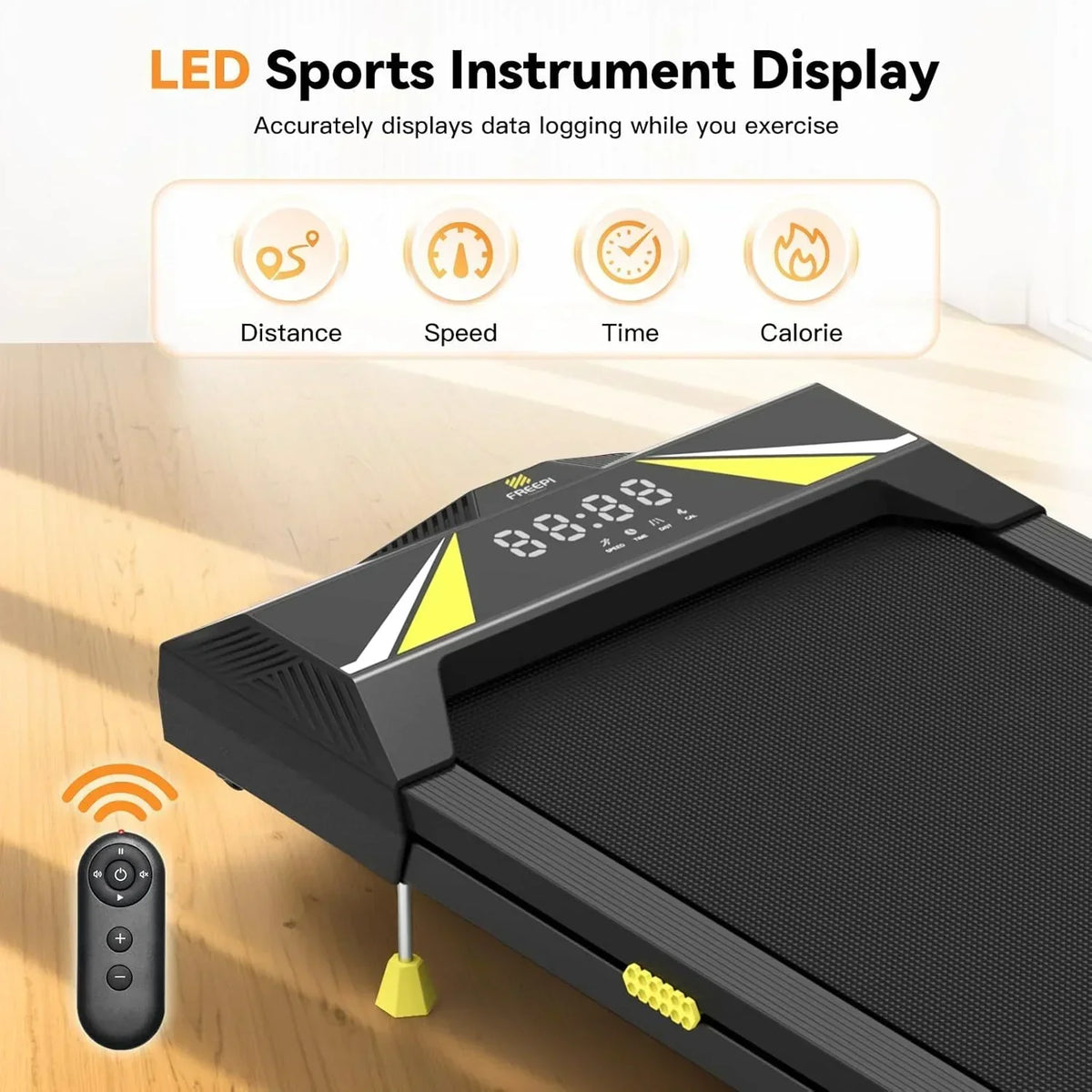 Walking Vibration Pad with APP, 3 in 1 Under Desk Treadmill, 2.5HP Low Noise Walking Treadmill Pad with Remote Control,Portab