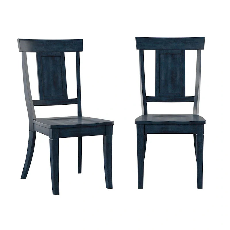 Set of 2 Ronda Wooden Dining Chairs with Panel Back - image 15