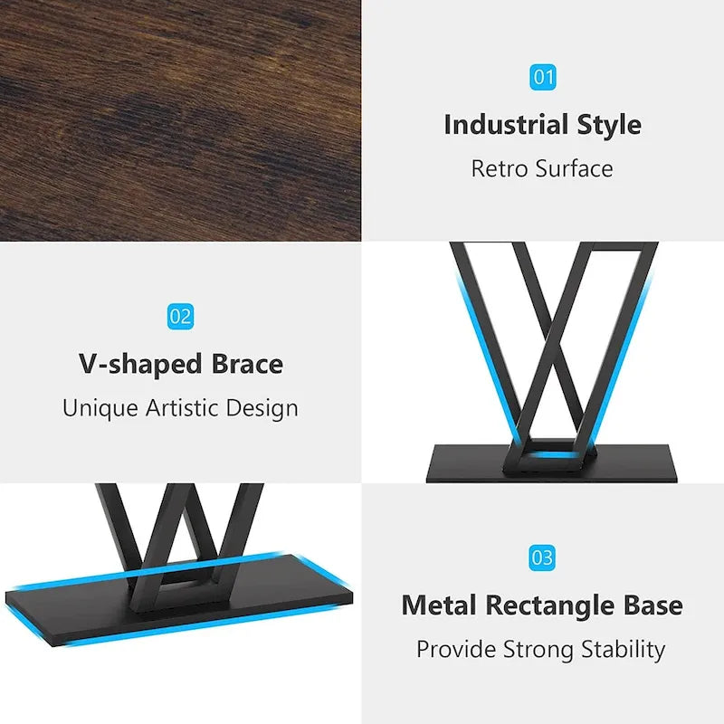43-Inch Narrow Console Table for Entryway and Living Room - image 9