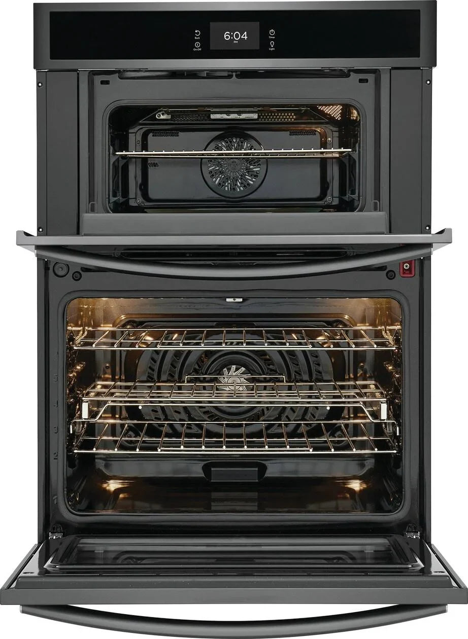 Frigidaire Gallery GCWM3067AD 30 inch Black Stainless Wall Oven and Microwave Combination - image 4