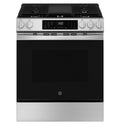 General Electric 30 in Slide-In Double Oven Gas Range in Silver - image 1