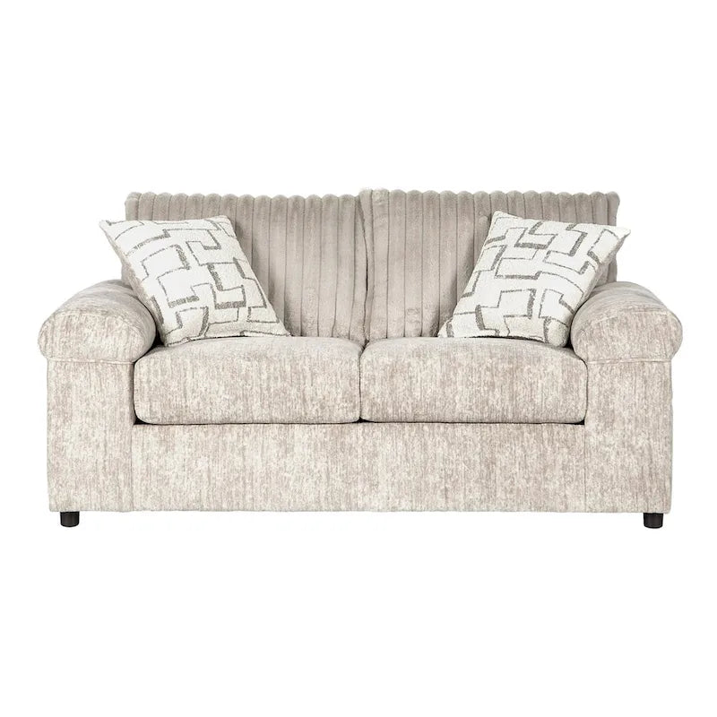 Roundhill Furniture Nason Wide Wale Corduroy Sofa, Loveseat, and Cuddle Chair Collection - image 9