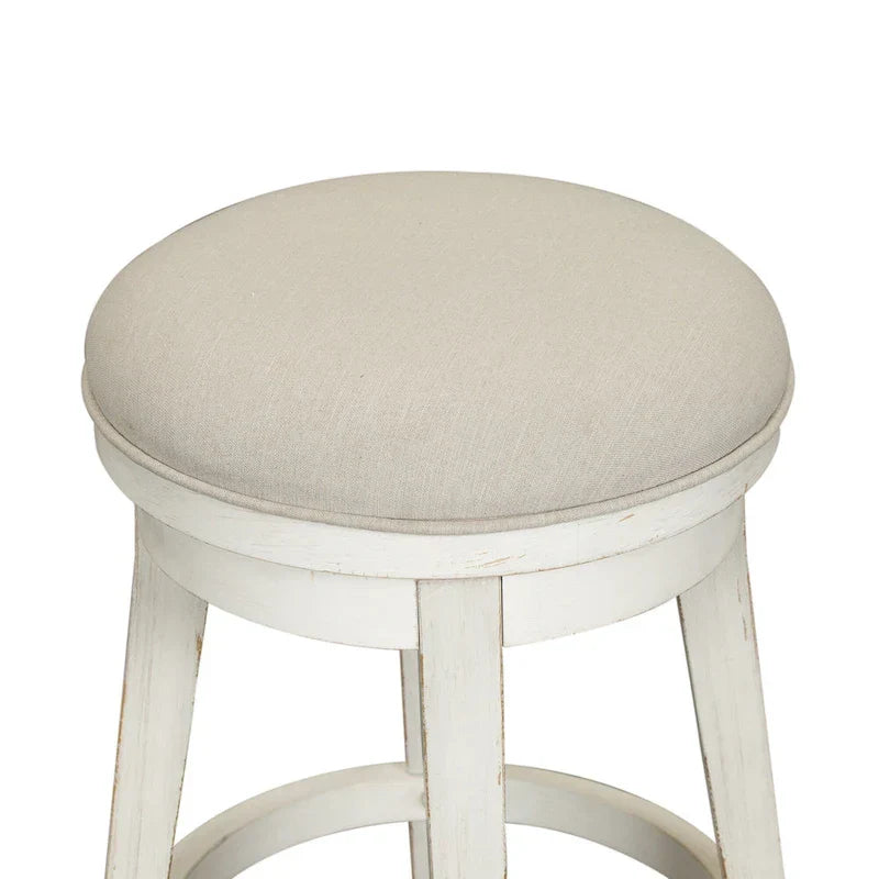 Distressed White 4-Piece Modern Farmhouse Flea Market Set - image 14