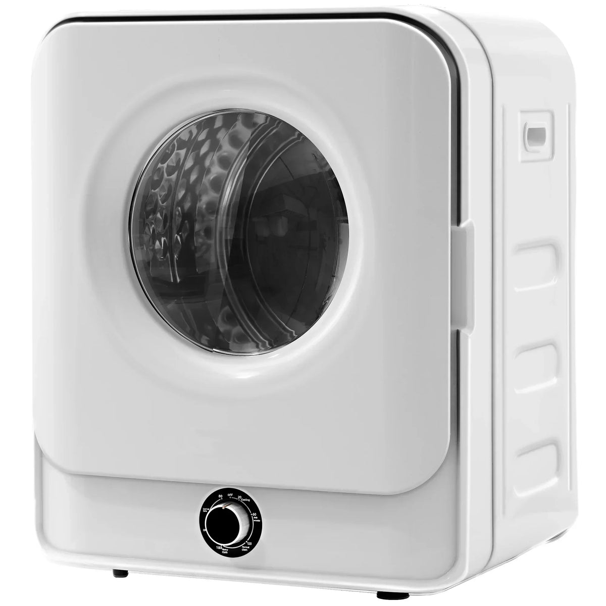 1.95 Cu.ft Front Load Clothes Dryer, Portable Compact Dryer 830W, 5 Drying Modes, Stainless Steel Drum, with Overheat Protect