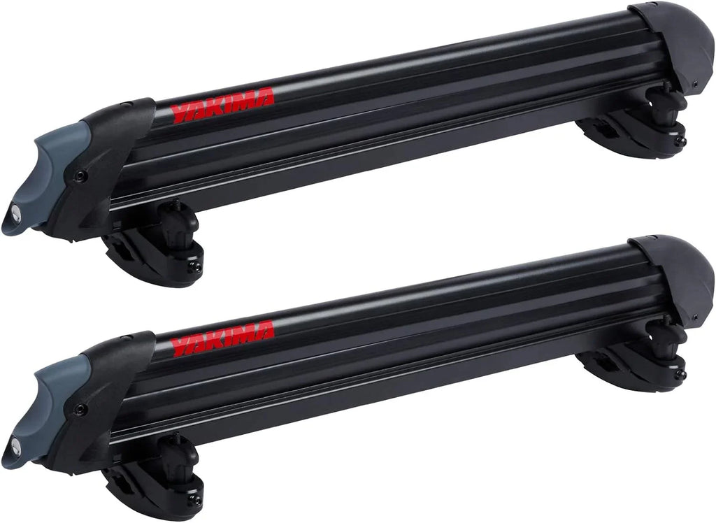Yakima, PowderHound 6 Ski & Snowboard Mount, Fits Up to 6 Pairs of Skis or 4 Snowboards, Rides Quietly, Fits Most Roof Racks,