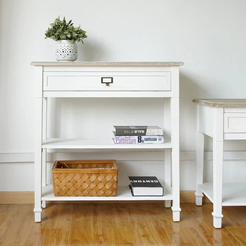 Porch & Den Gatto Accent Side Table with Drawers - image 2