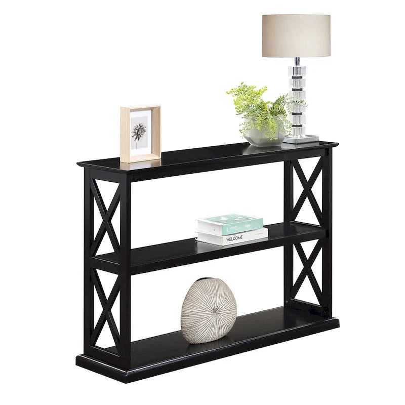 Coventry Console Table with Shelves by Convenience Concepts - image 2