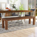 Anaisha Rustic Solid Mango Wood Dining Bench - Furniture of America - image 1