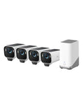 eufy Security eufyCam S3 Pro 4 Cam Kit, Solar Camera Outdoor Wireless, MaxColor Night Vision, 4K Security Camera with Solar Panel, Face Recognition AI, Expandable Local Storage, No Monthly Fee : Electronics - image 1