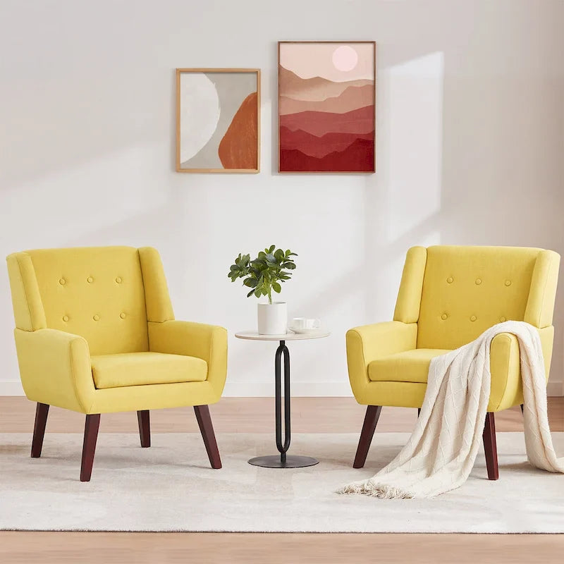 HUIMO Set of 2 Modern Tufted Accent Chair - image 11