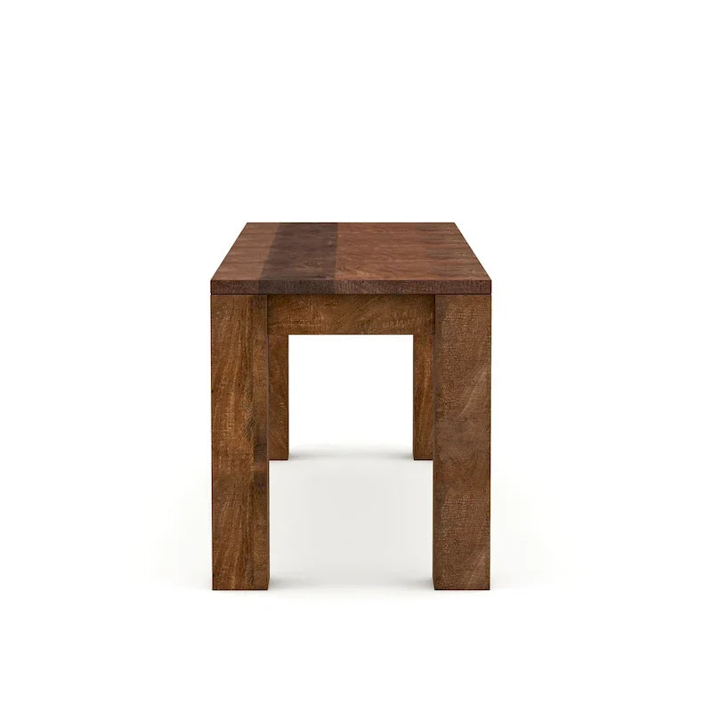 Anaisha Rustic Solid Mango Wood Dining Bench - Furniture of America - image 12
