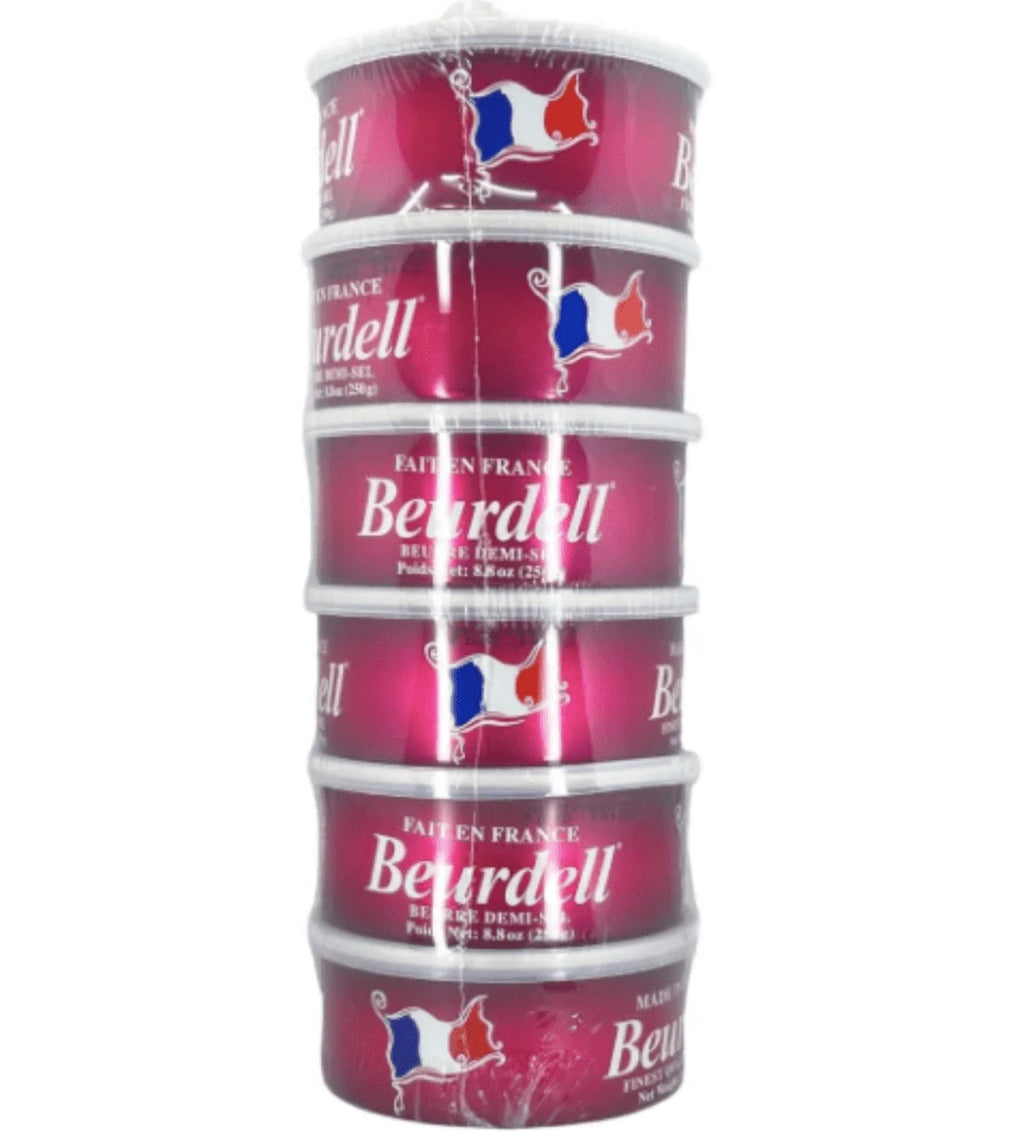 Beurdell Canned French Butter – 100% Natural Salted Pasteurized Real Butter | Long Shelf Life Emergency Survival Food | Great