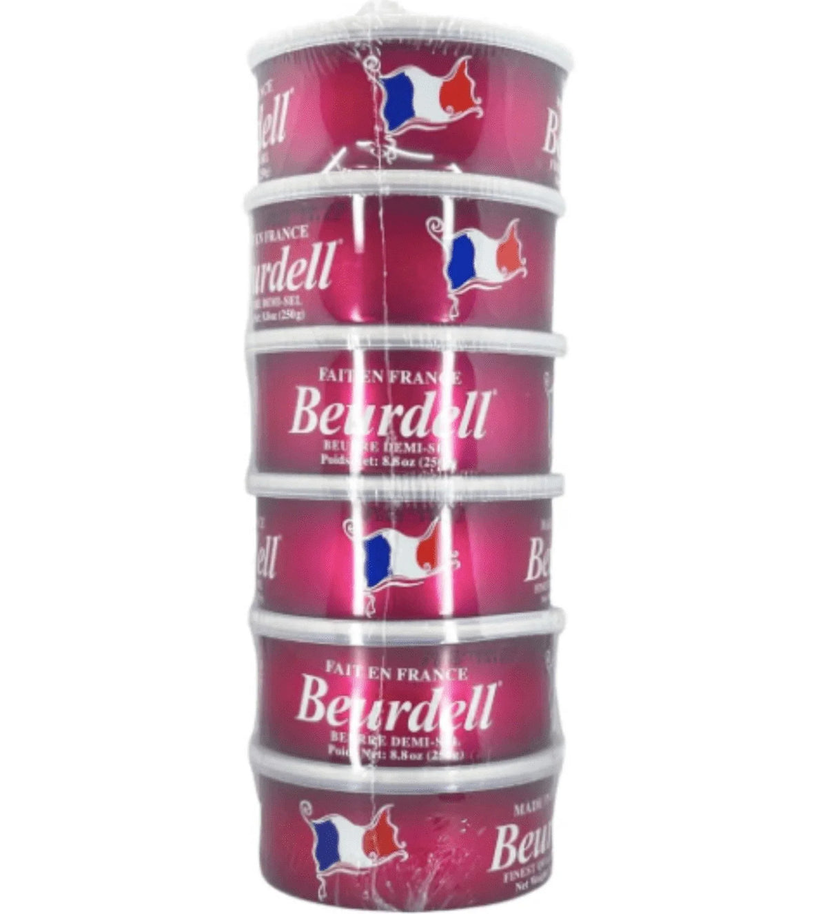 Beurdell Canned French Butter – 100% Natural Salted Pasteurized Real Butter | Long Shelf Life Emergency Survival Food | Great