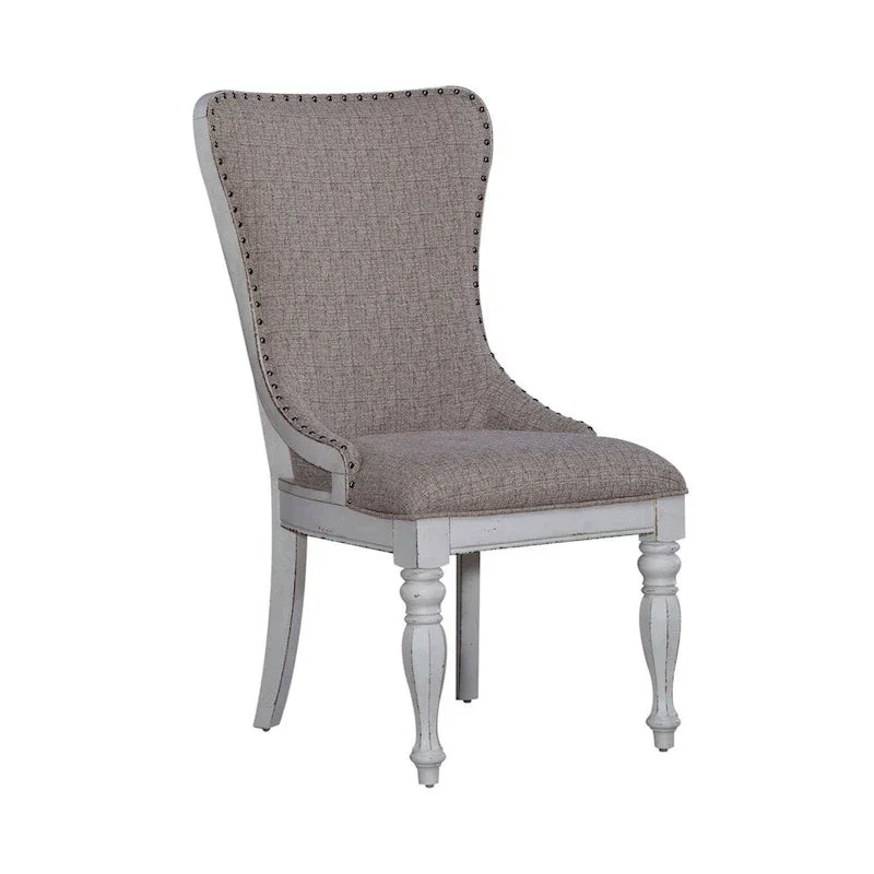 Set of 2 Magnolia Manor Upholstered Wingback Chairs - image 4