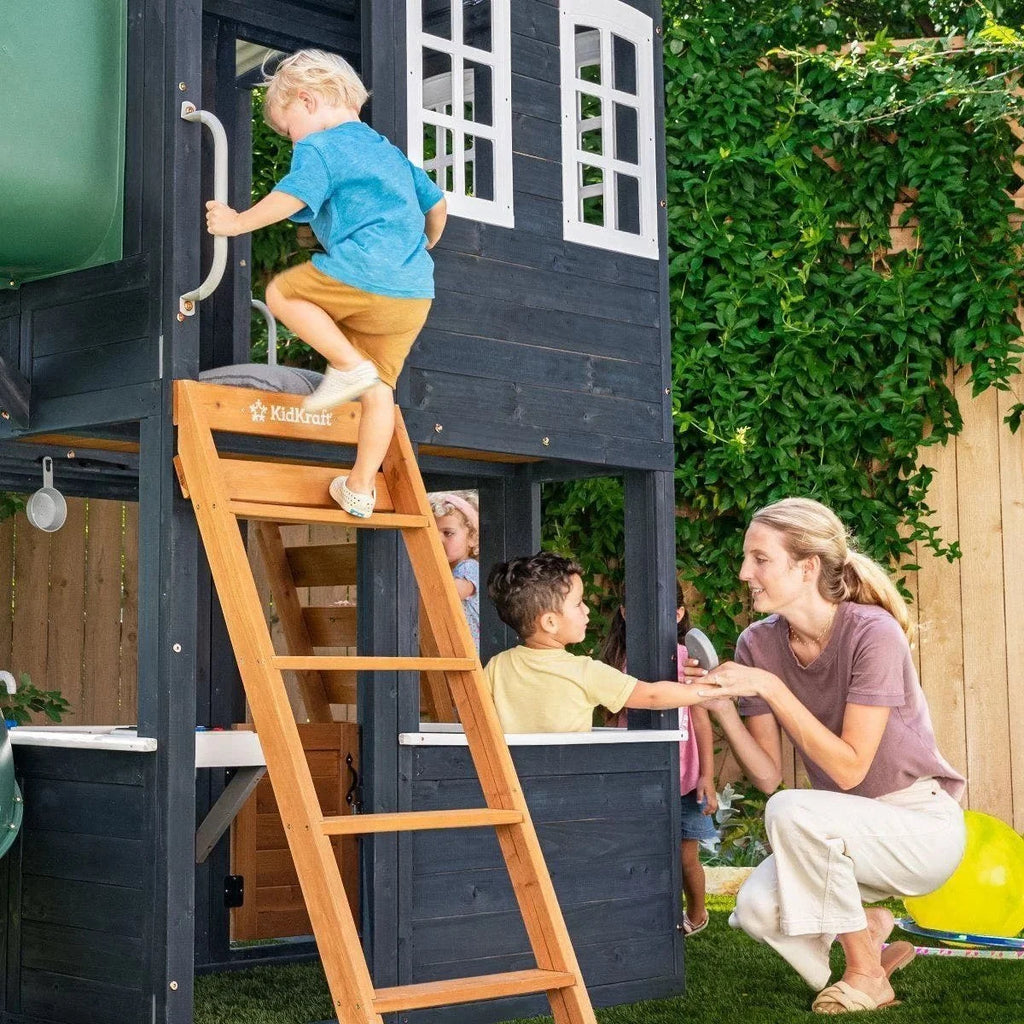Kids Kidkraft Cozy Escape Playhouse In Navy Installation Included - image 6