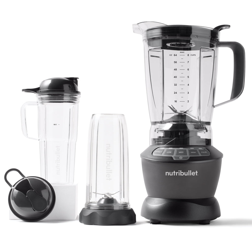 nutribullet 1200 Watts 64 oz. Full-Size Blender Combo NBF50500, Dark Gray. (Condition: New)