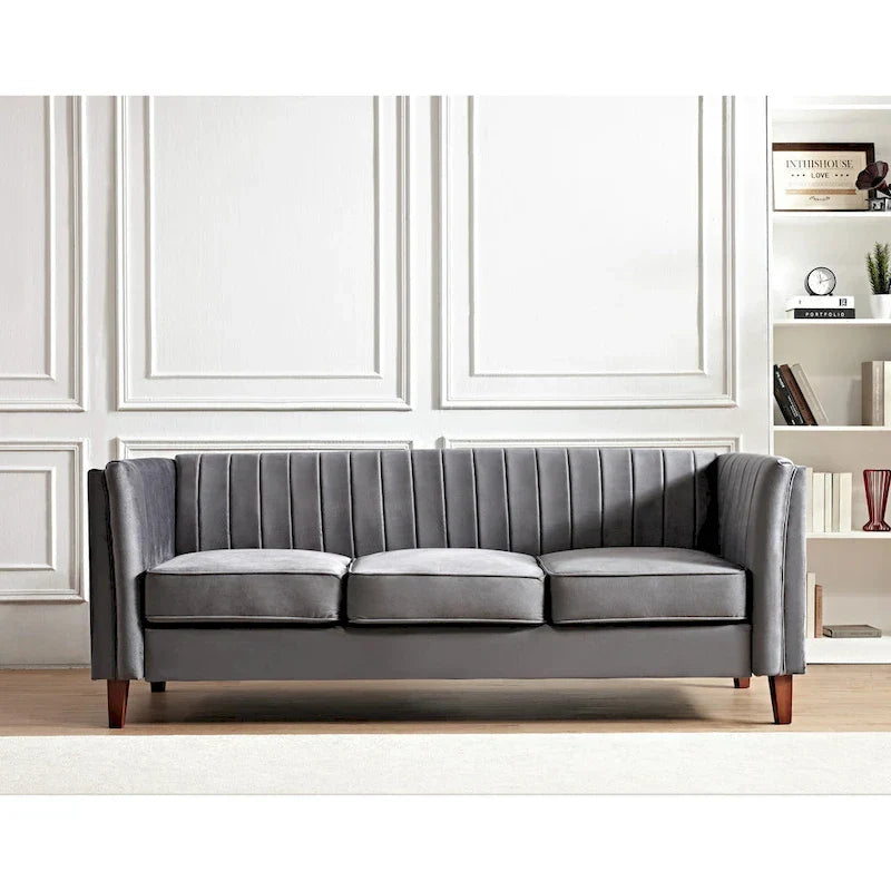 Square Design Sofa with Line Tufting - image 24