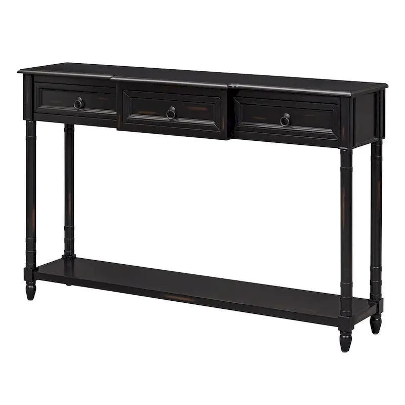 Entryway Console Table with Drawers and Extended Shelf - image 16