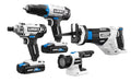 HART 20 Volts 4-Tool Battery-Powered Combo Kit, (2) 1.5Ah Lithium-Ion Batteries - image 1