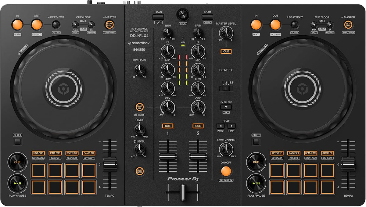 DJ DDJ-FLX4 2-Deck Controller – Graphite - image 1