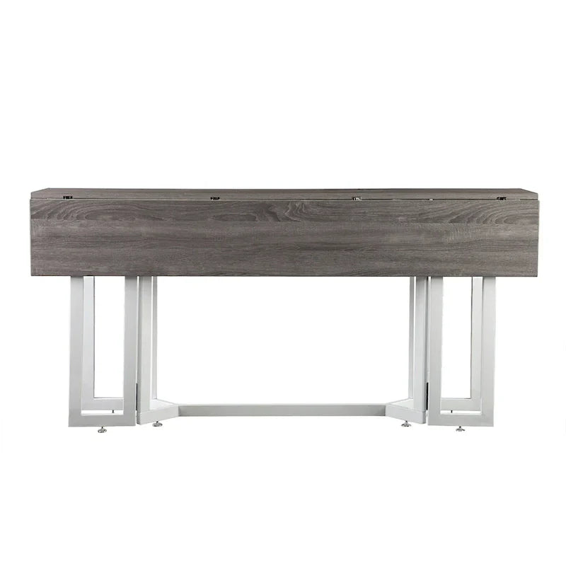 SEI Furniture Driness Grey Folding Drop Leaf Table - image 7