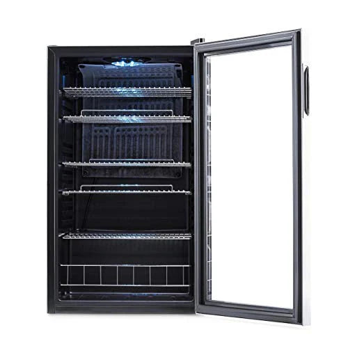 NewAir Beverage Refrigerator Cooler / 126 Cans Free Standing with Right Hinge Glass Door - image 2