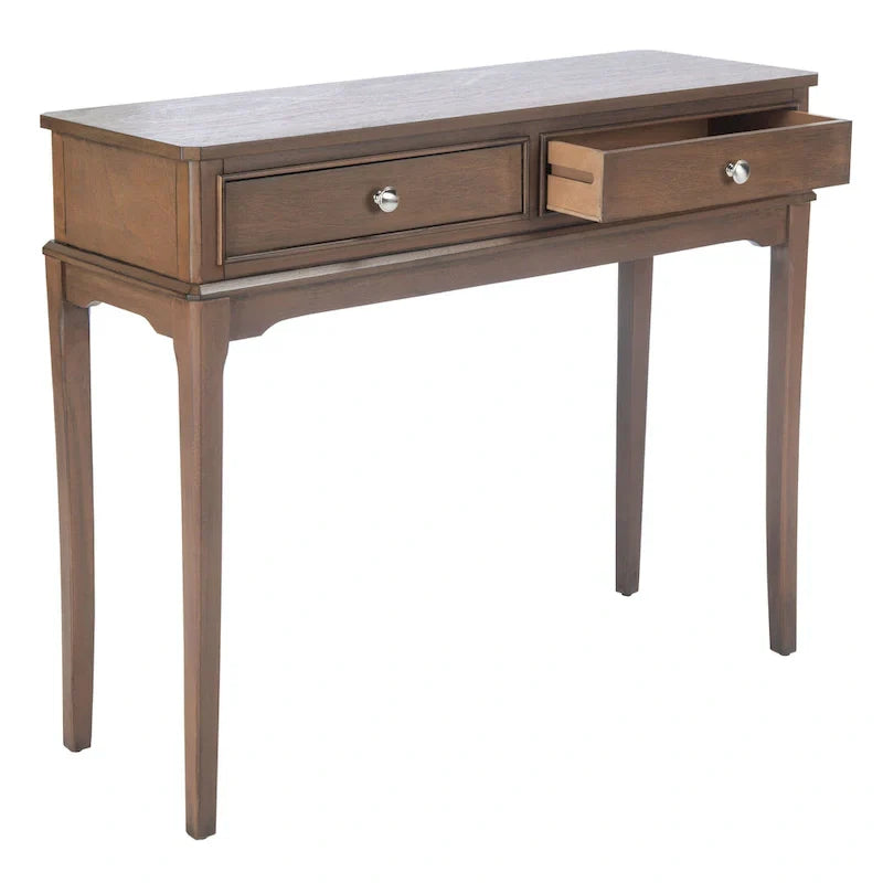 SAFAVIEH Affie 2-Drawer Console Table - Dimensions: 35.5" W x 13" D x 29.5" H - image 22