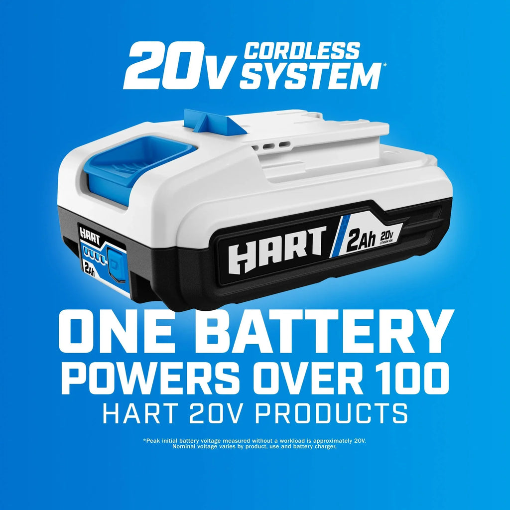 HART 20 Volts 4-Tool Battery-Powered Combo Kit, (2) 1.5Ah Lithium-Ion Batteries - image 18