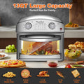 PlumChef 13 Quart 4 Slices Air Fryer Convection Toaster Oven, 1500W, 7 in 1 Multifunction with Roast, Bake, Grill, Broil, Toast, Dehydrate, Defrost - image 1