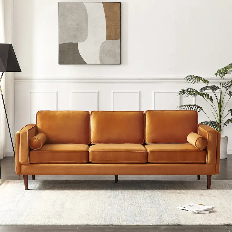 Lavinia Mid-Century Modern Sofa for Living Room - Dimensions: 33 x 88 x 34 inches - image 4