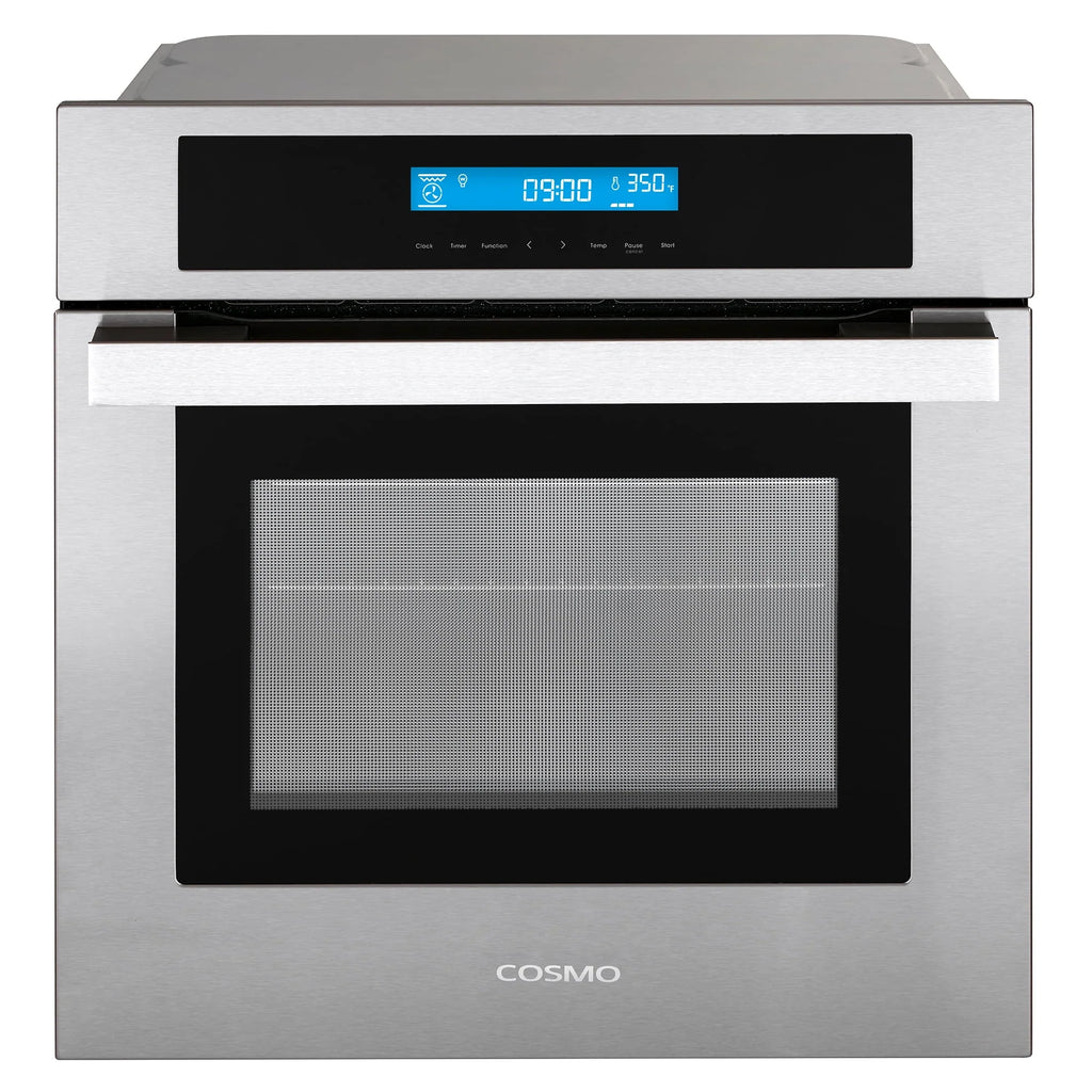 Cosmo 5 Piece Kitchen Appliance Package With 30" Electric Cooktop 24" Single Electric Wall Oven 30" Over-the-range Microwave French Door Refrigerator & 24" Built-in Fully Integrated Dishwasher - image 18
