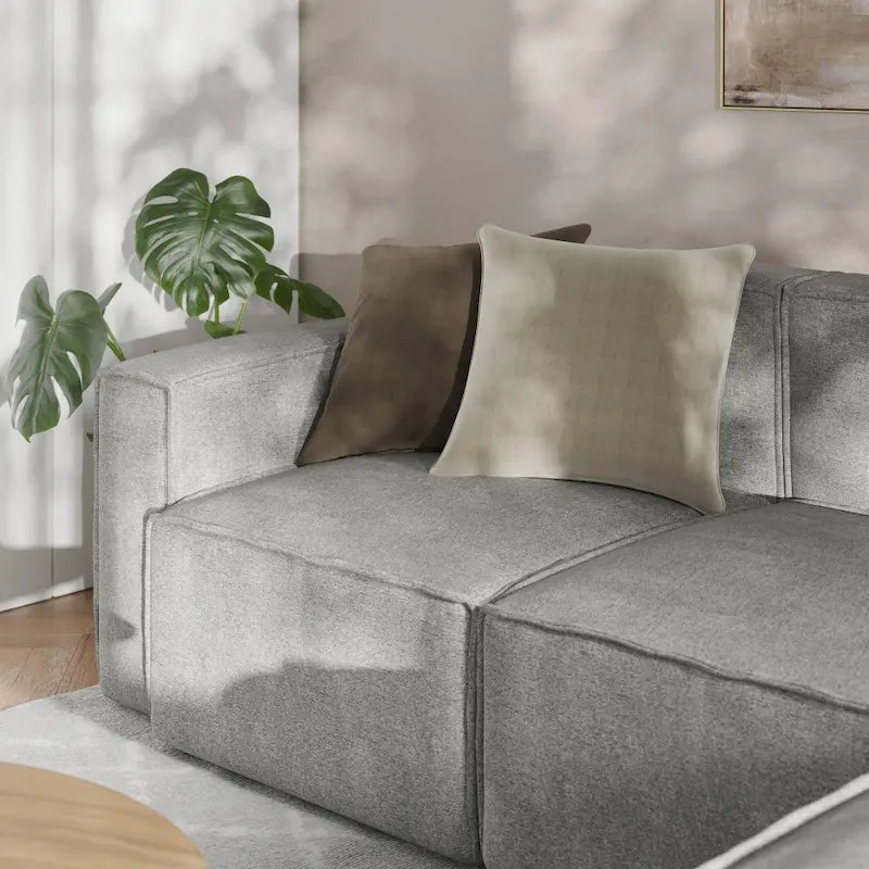 Modern Left Armrest Modular Sectional Sofa Chair - image 5