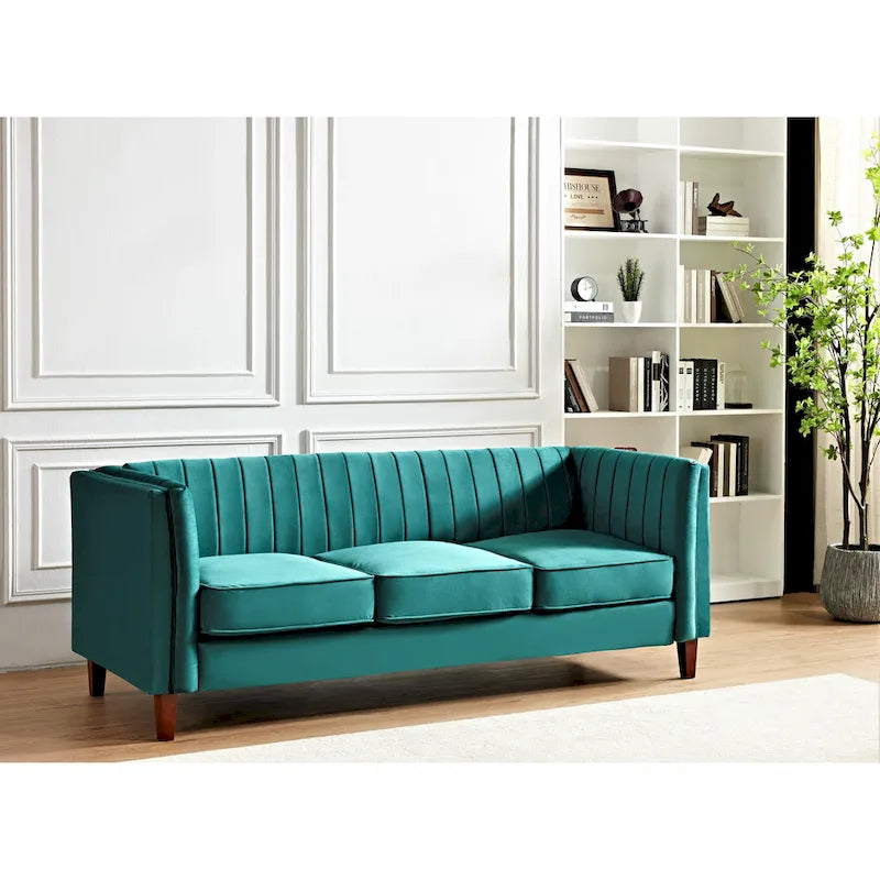 Square Design Sofa with Line Tufting - image 15