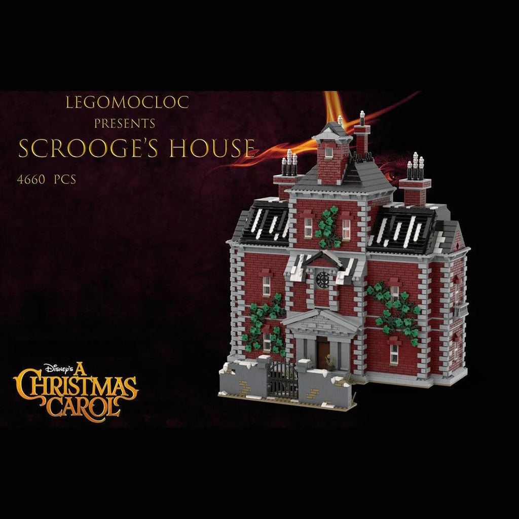 Christmas Country Church Building Kit, MOC-147549 Winter Modular Building Blocks Christmas House Building Block Building Toy 