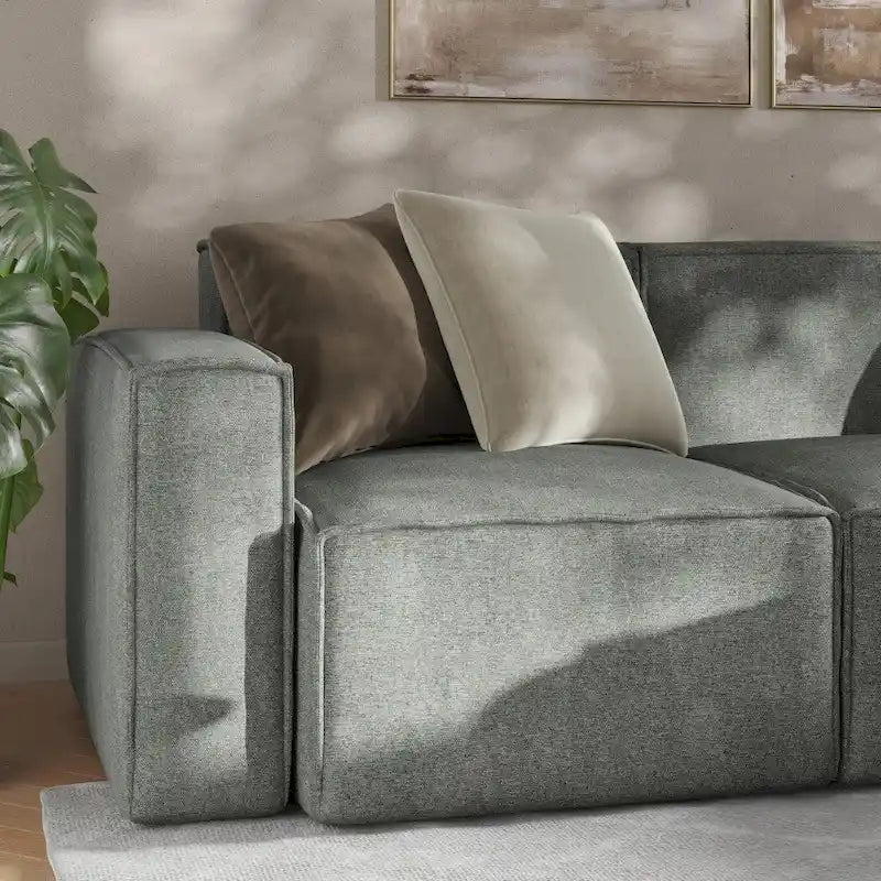 Modern Left Armrest Modular Sectional Sofa Chair - image 6