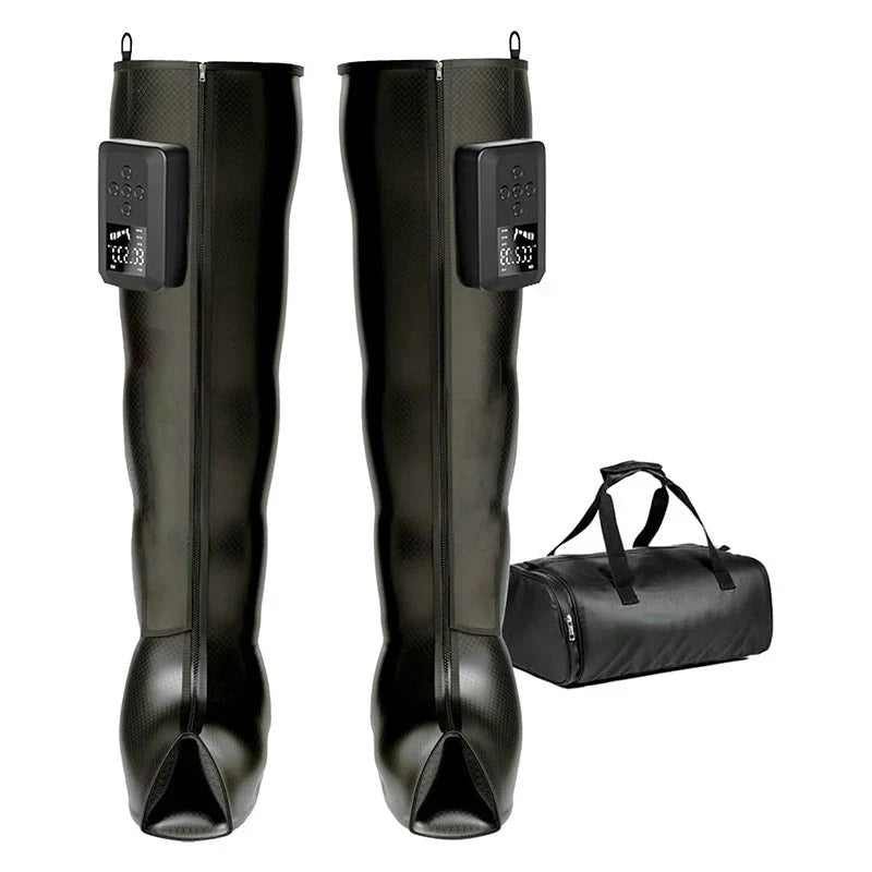 Air Compression Recovery System, Cordless Leg Massager for Circulation, Rechargeable Recovery Boots for Improved Circulation 